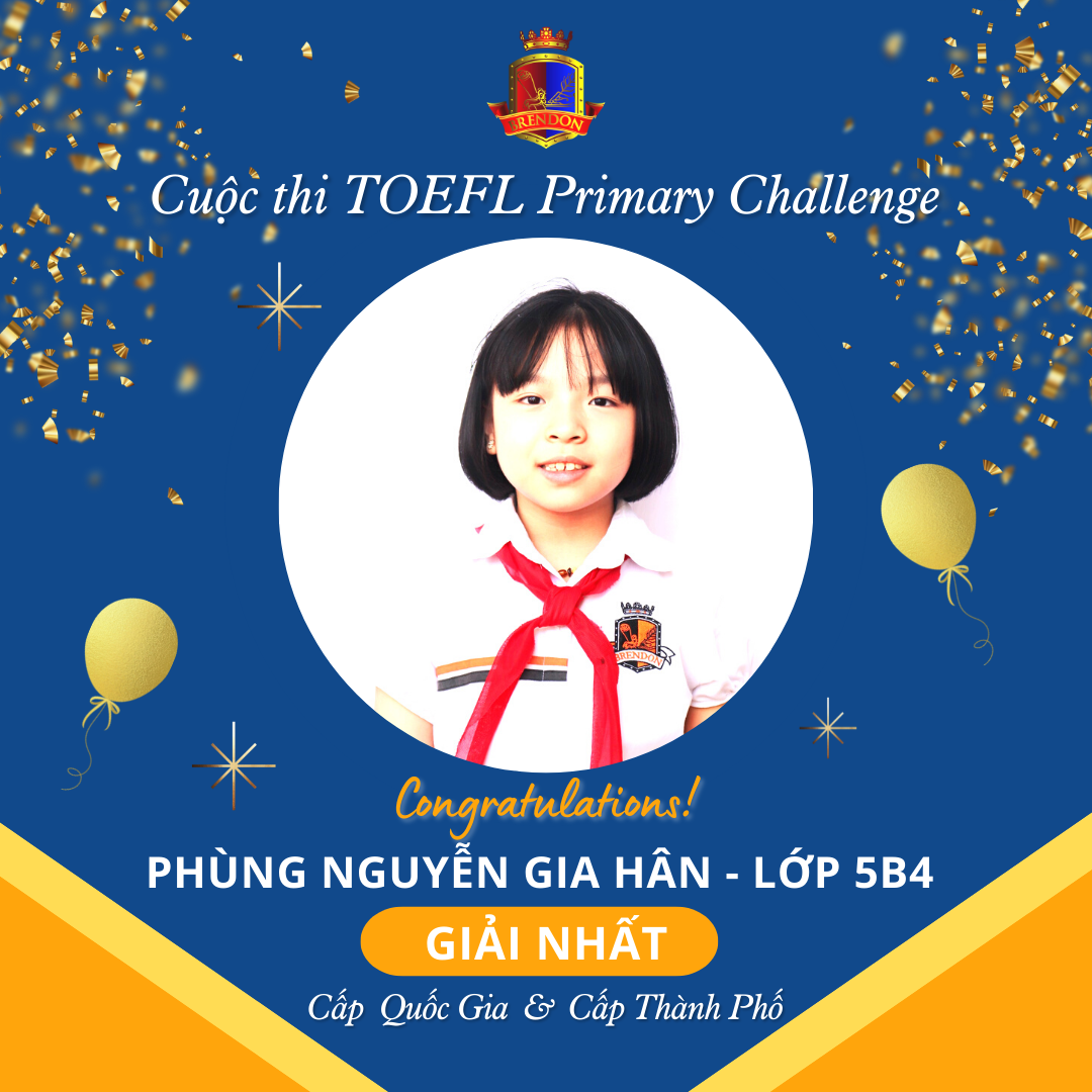 Tin vui từ cuộc thi TOEFL Primary Challenge